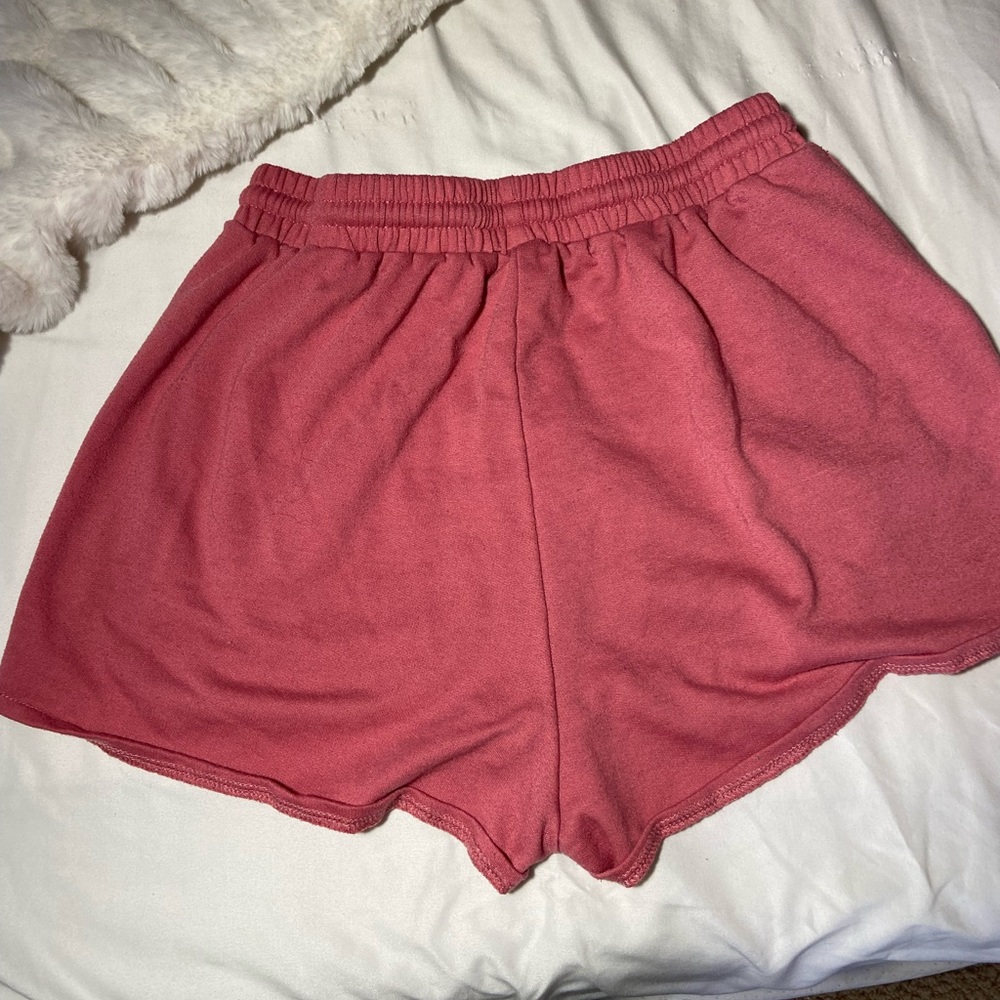 Pink comfy shorts - size small